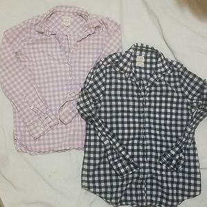 10/$20 J.CREW flannel shirts